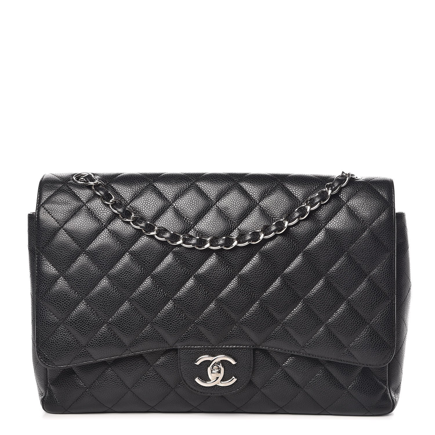 Chanel Caviar Quilted Maxi Double Flap Black 1 of 13