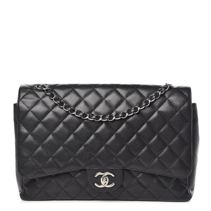 Chanel Caviar Quilted Maxi Double Flap Black 1 of 13
