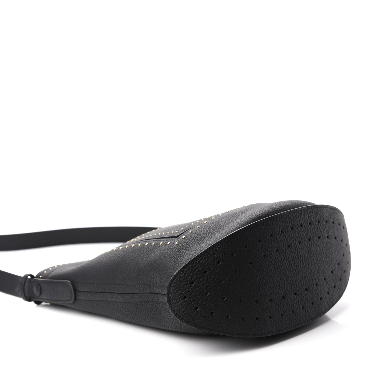Delvaux Taurillon Pin Daily Studded Bucket Black 4 of 9