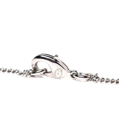 Chanel Crystal Emoji Choupette Cat Pendant Necklace Silver 5 of 8