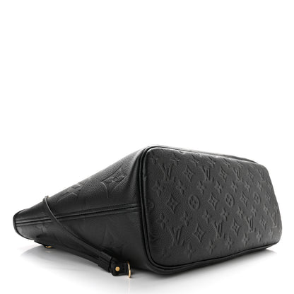 Louis Vuitton Empreinte Monogram Giant Neverfull MM Black 5 of 10