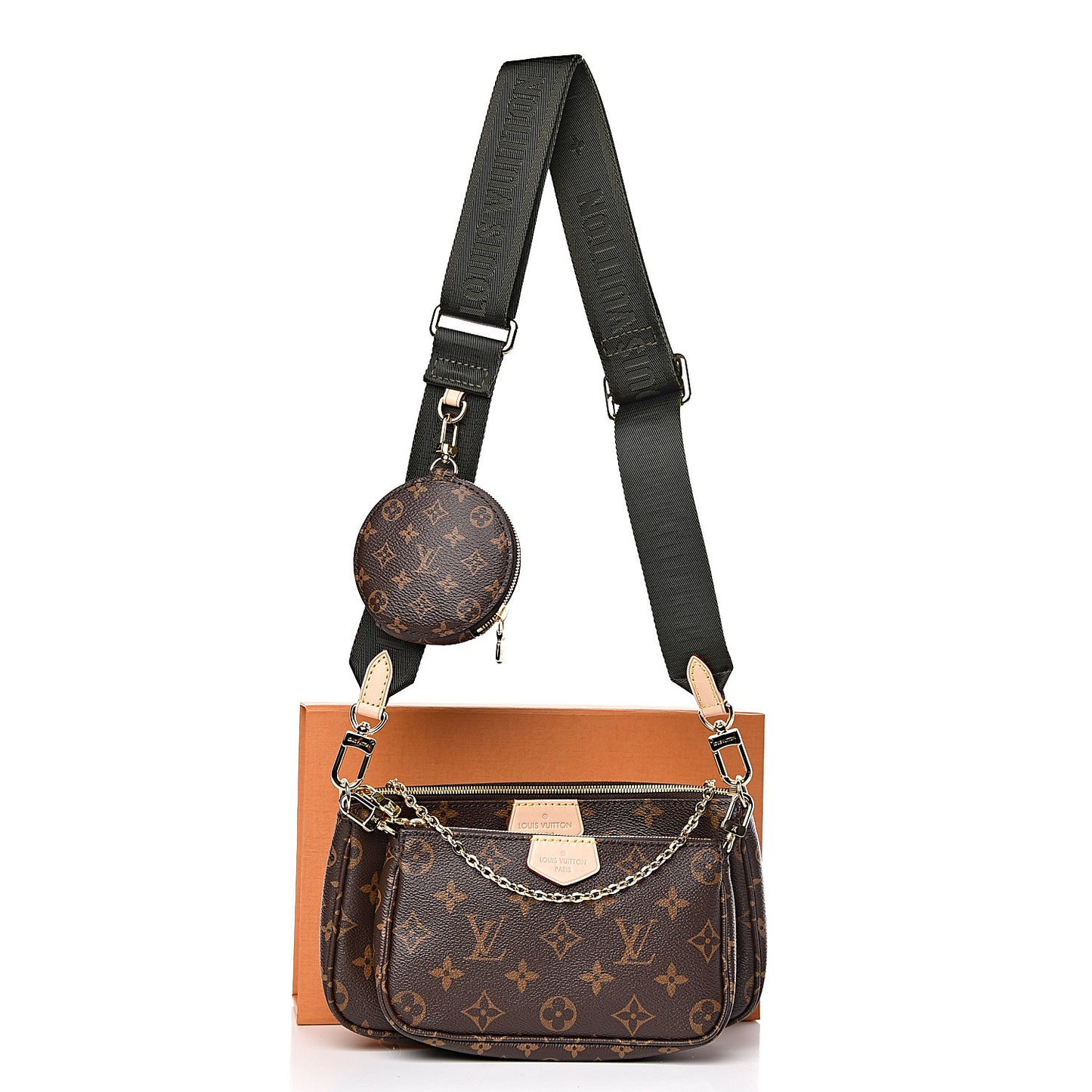 Monogram Multi Pochette Accessories Kaki