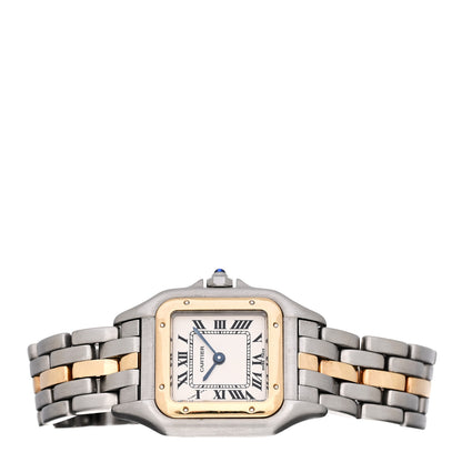 Cartier Stainless Steel 18K Yellow Gold 22mm Panthere Quartz Watch 2 of 4