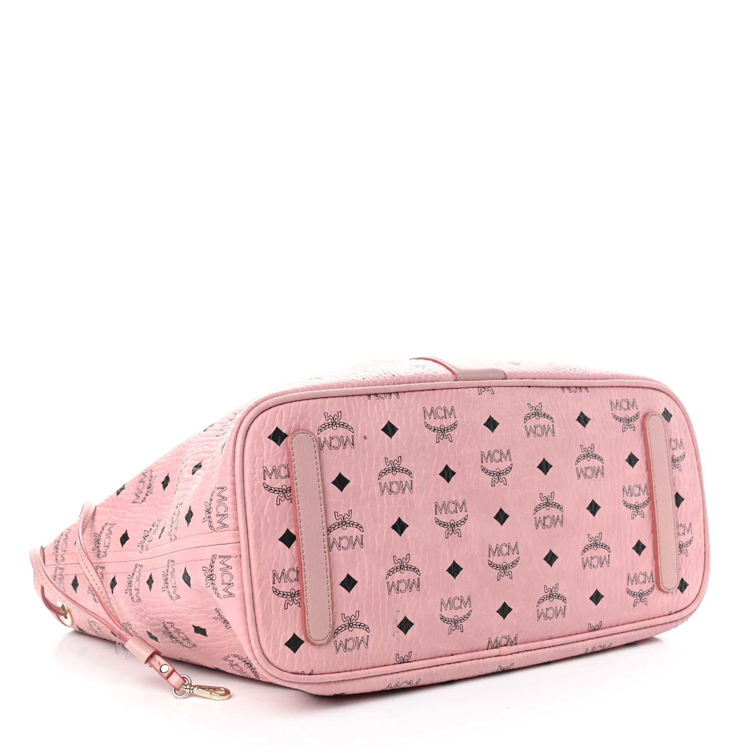 MCM Visetos Medium Liz Reversible Shopper Tote Soft Pink 5 of 9