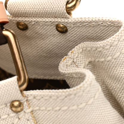Louis Vuitton Toile Globe Shopper Cabas MM Blue 11 of 12