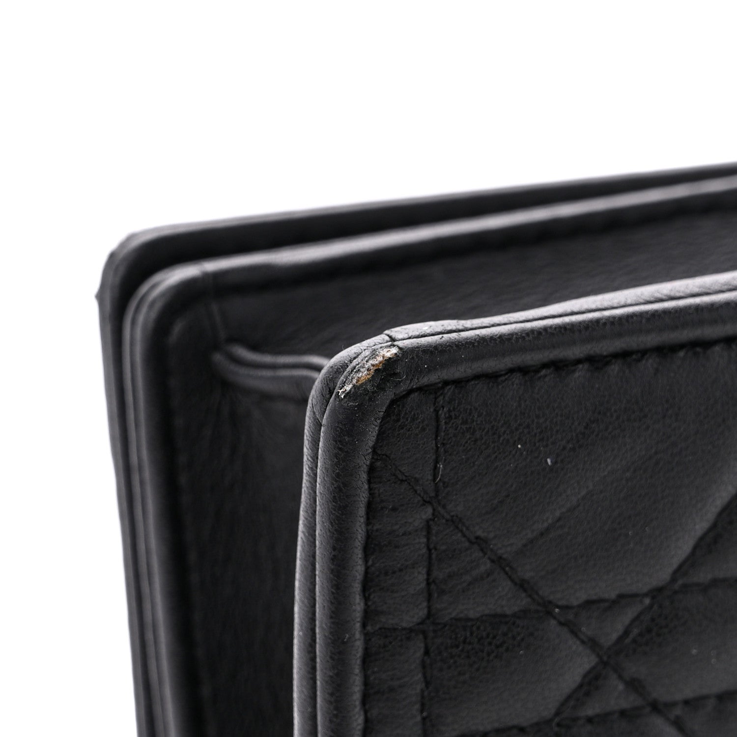 Christian Dior Lambskin Cannage Lady Dior Pouch Black 19 of 20