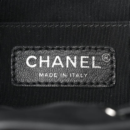 Chanel Calfskin Chevron Quilted Large Urban Spirit Backpack Black 6 of 9