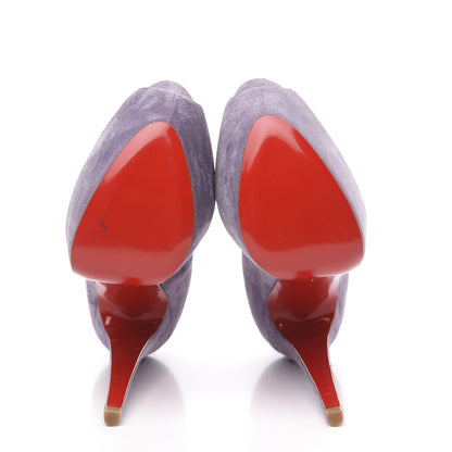 Christian Louboutin Veau Velours Lady Highness 160 Pumps 39 Parme 5 of 13
