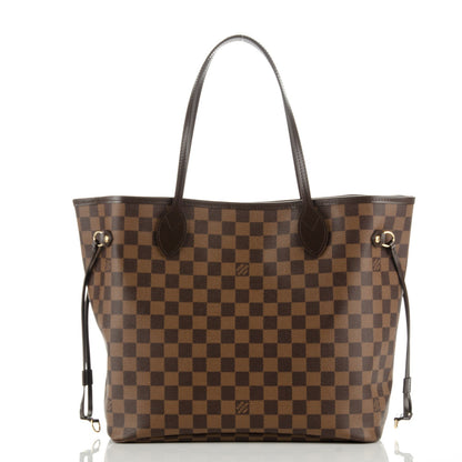 Louis Vuitton Damier Ebene Neo Neverfull MM Rose Ballerine 3 of 10