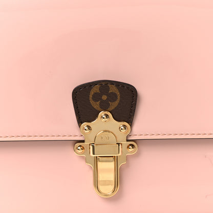 Louis Vuitton Patent Calfskin Monogram Cherrywood BB Rose Ballerine 7 of 9