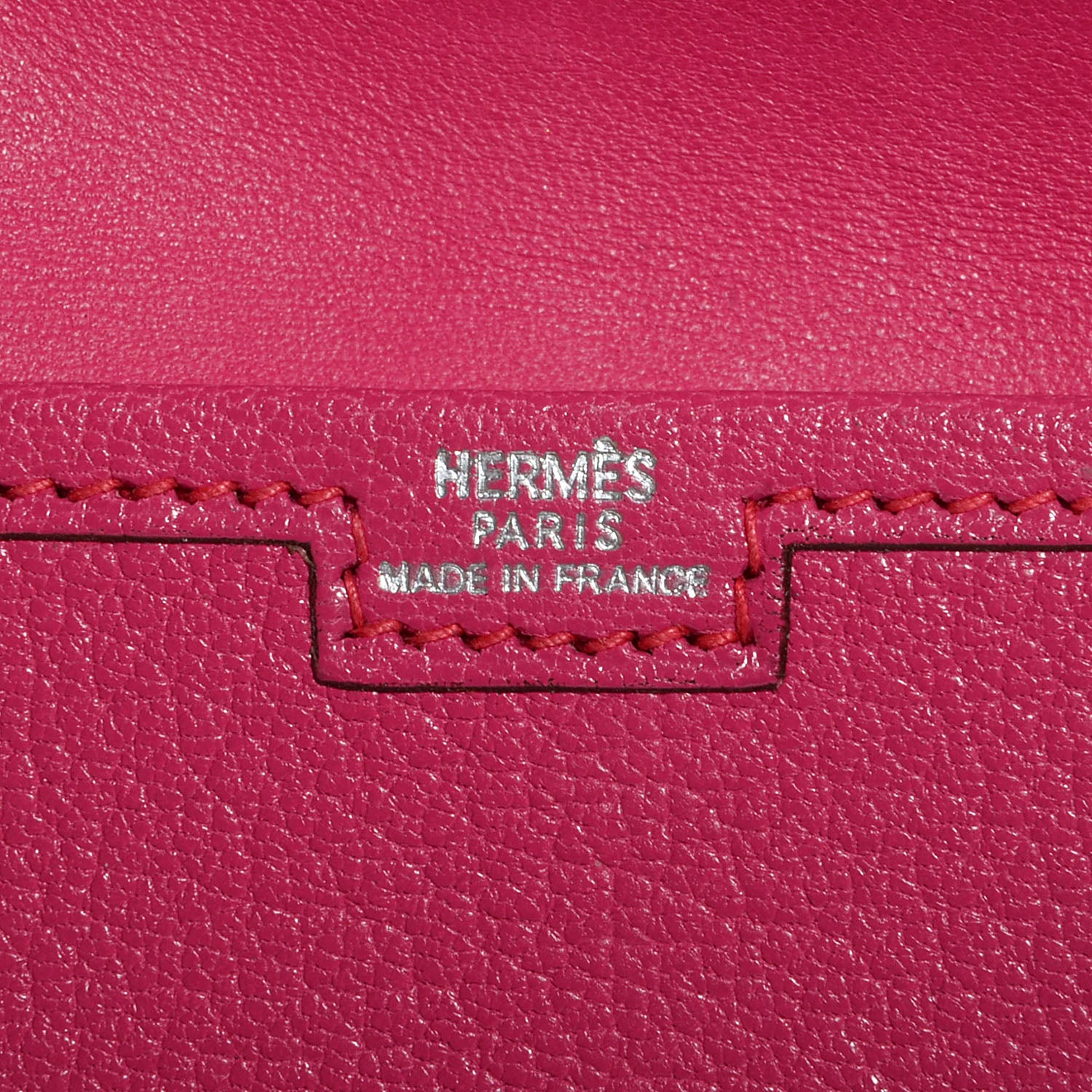 Hermes Chèvre Jige Mini 20 Clutch Fuchsia 11 of 19