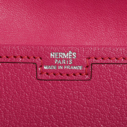 Hermes Chèvre Jige Mini 20 Clutch Fuchsia 11 of 19