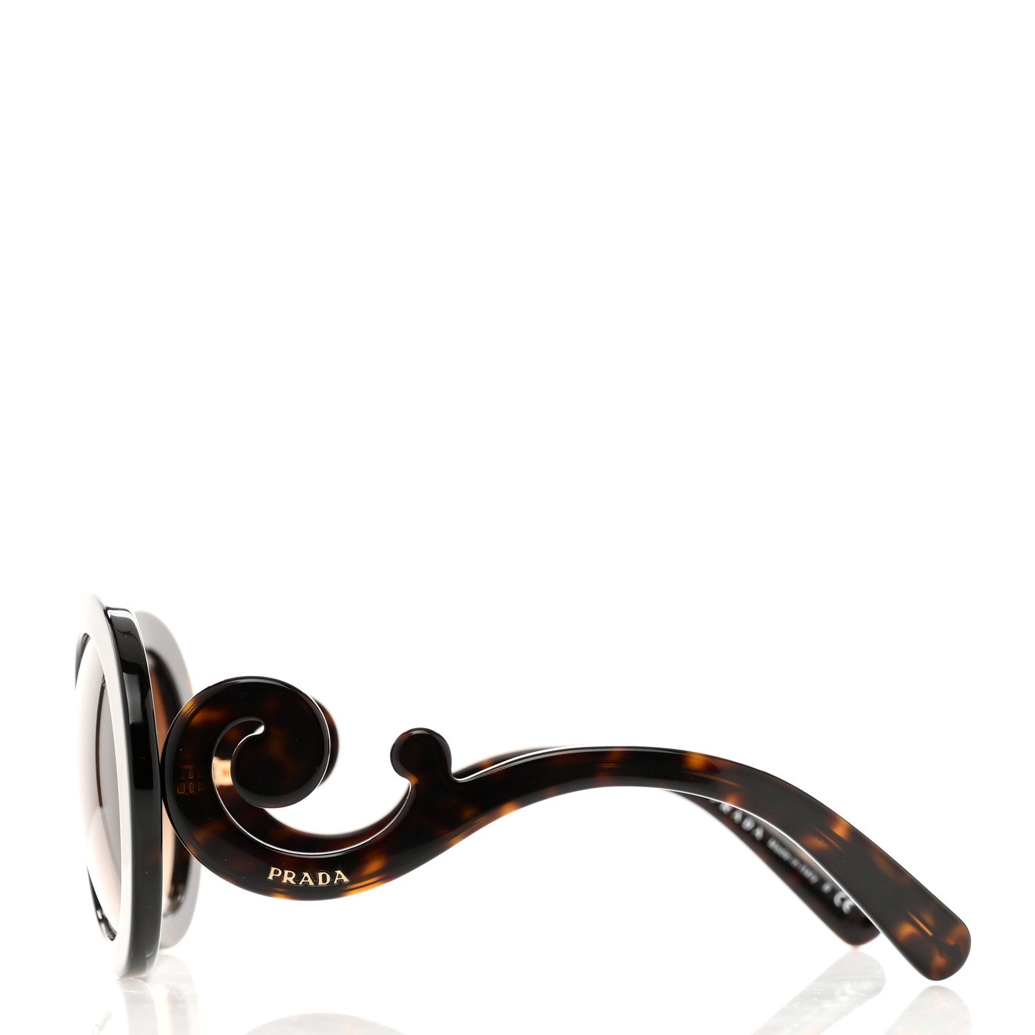 Prada Baroque Sunglasses SPR 27N Tortoise 3 of 6