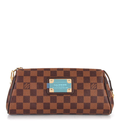 Louis Vuitton Damier Ebene Eva Clutch 1 of 7