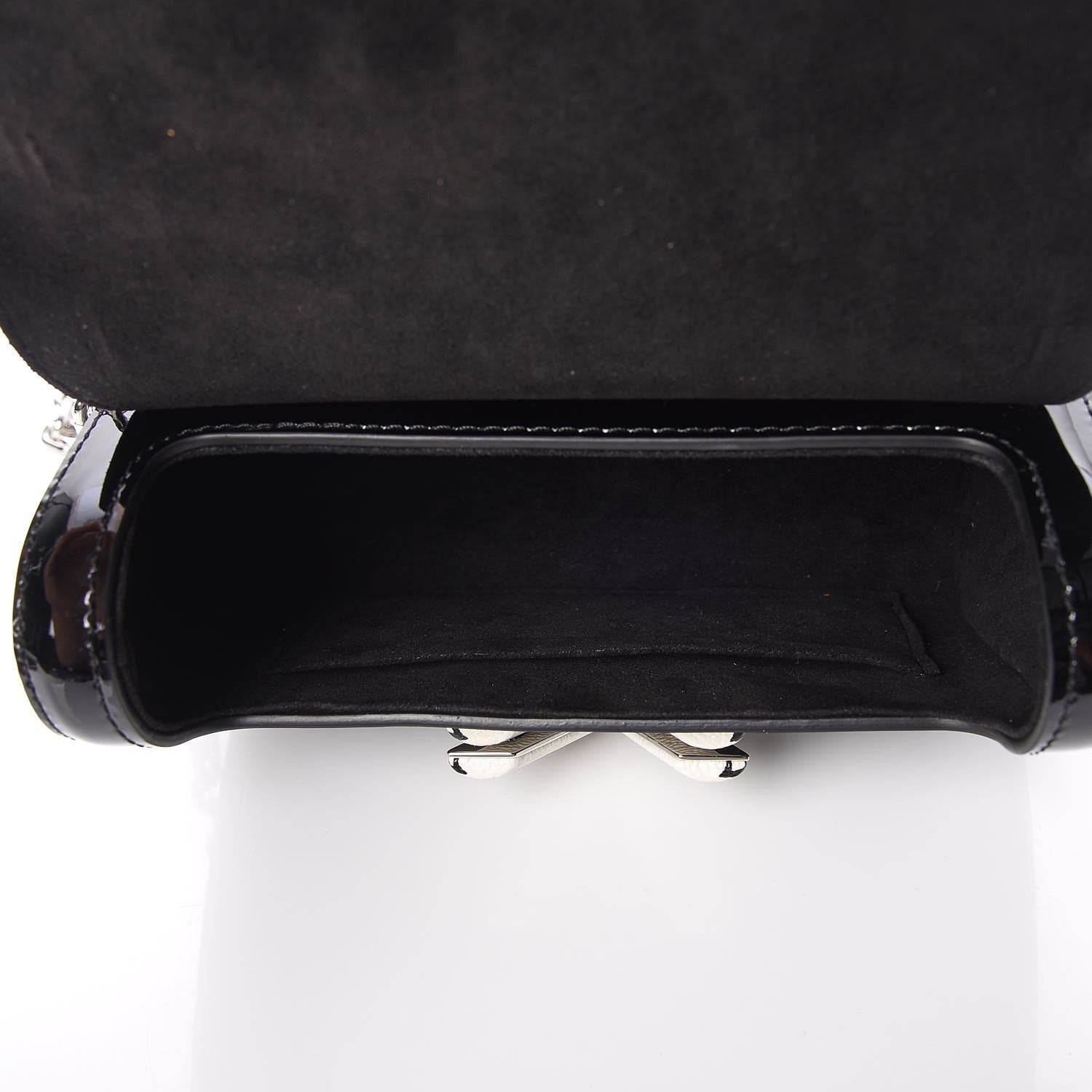 Louis Vuitton Patent Monogram Twist Shoulder Bag PM Black 5 of 9