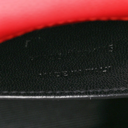 Saint Laurent Grain De Poudre Small Monogram Kate Satchel Red 7 of 10