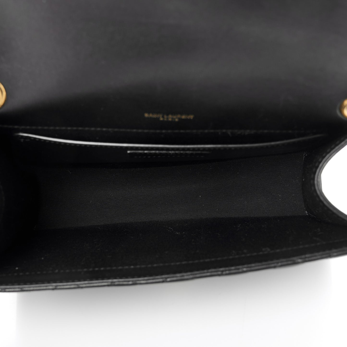 Lambskin Mixed Matelasse Triquilt Medium Monogram Satchel Black