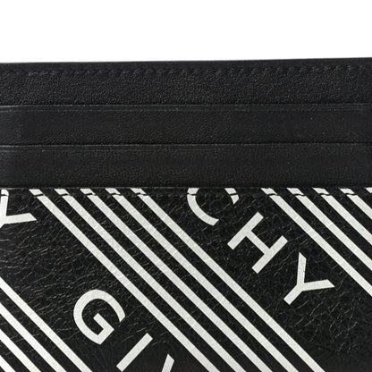 Givenchy Lambskin Logo Printed Card Holder Black 7 of 9