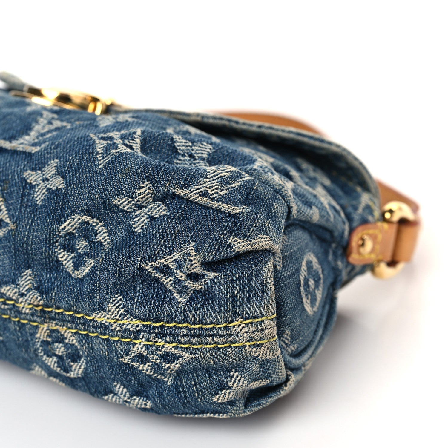 Louis Vuitton Monogram Denim Mini Pleaty Blue 8 of 8