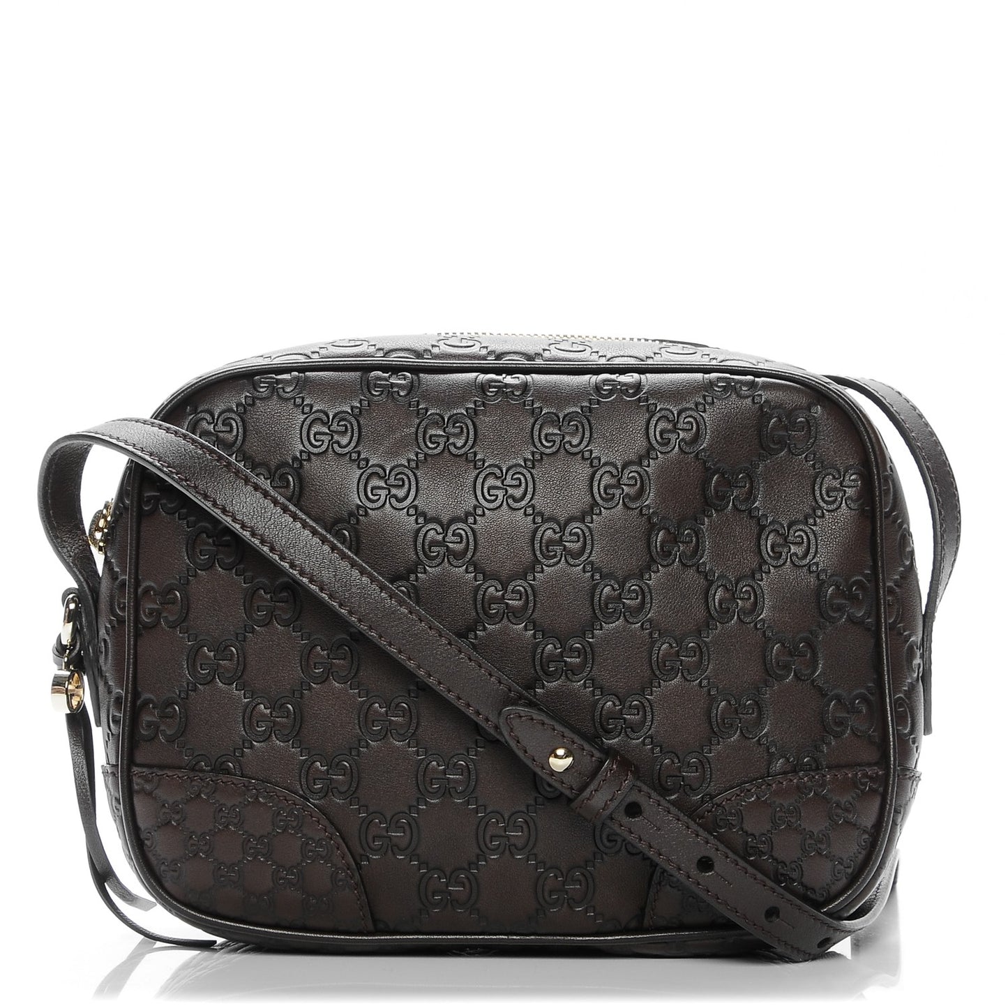 Guccissima Mini Bree Messenger Bag Chocolate