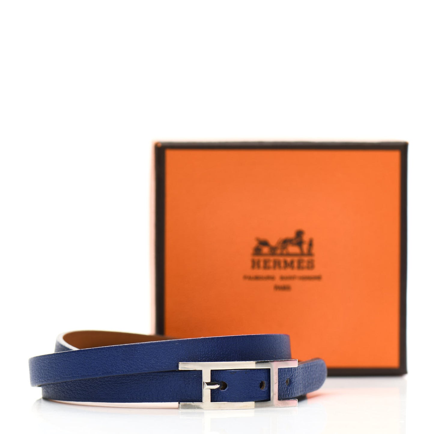 Swift 3MM Hapi Triple Tour Wrap Bracelet S Bleu Sapphire