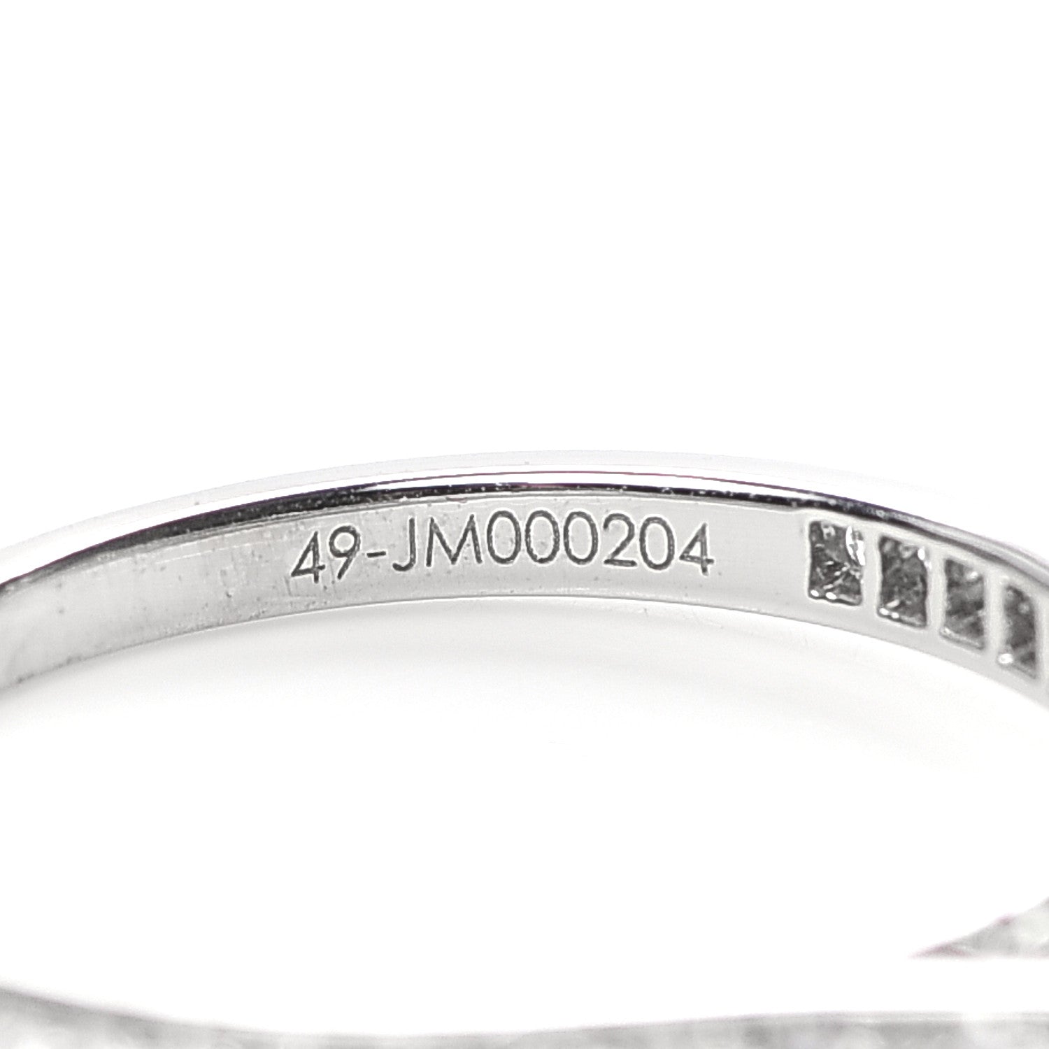 Van Cleef & Arpels Platinum Diamond .32ct Romance Solitaire Ring 49 4.75 6 of 8