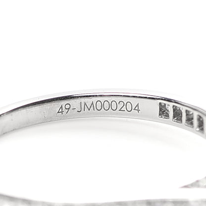 Van Cleef & Arpels Platinum Diamond .32ct Romance Solitaire Ring 49 4.75 6 of 8
