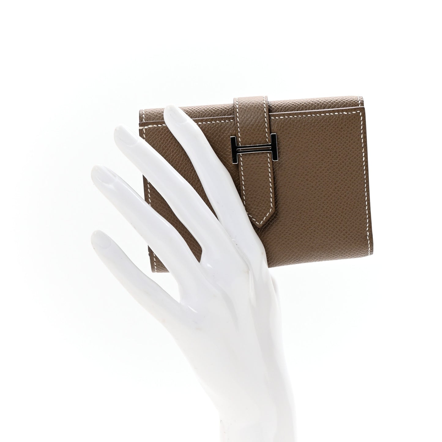 Epsom Tri-Fold Compact Bearn Wallet Etoupe