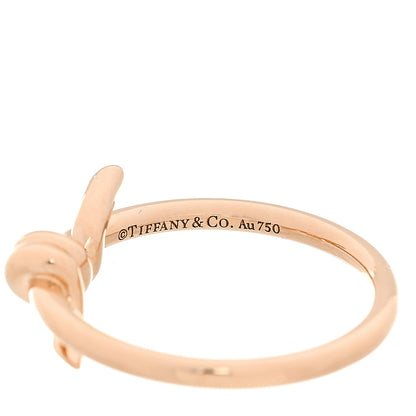 Tiffany 18K Rose Gold Knot Ring 52 6 4 of 5