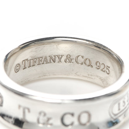 Tiffany Sterling Silver 1837 Band Ring 50 5.25 4 of 4