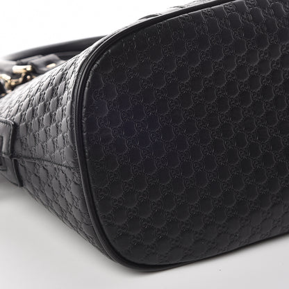Gucci Microguccissima Medium Dome Bag Black 10 of 11