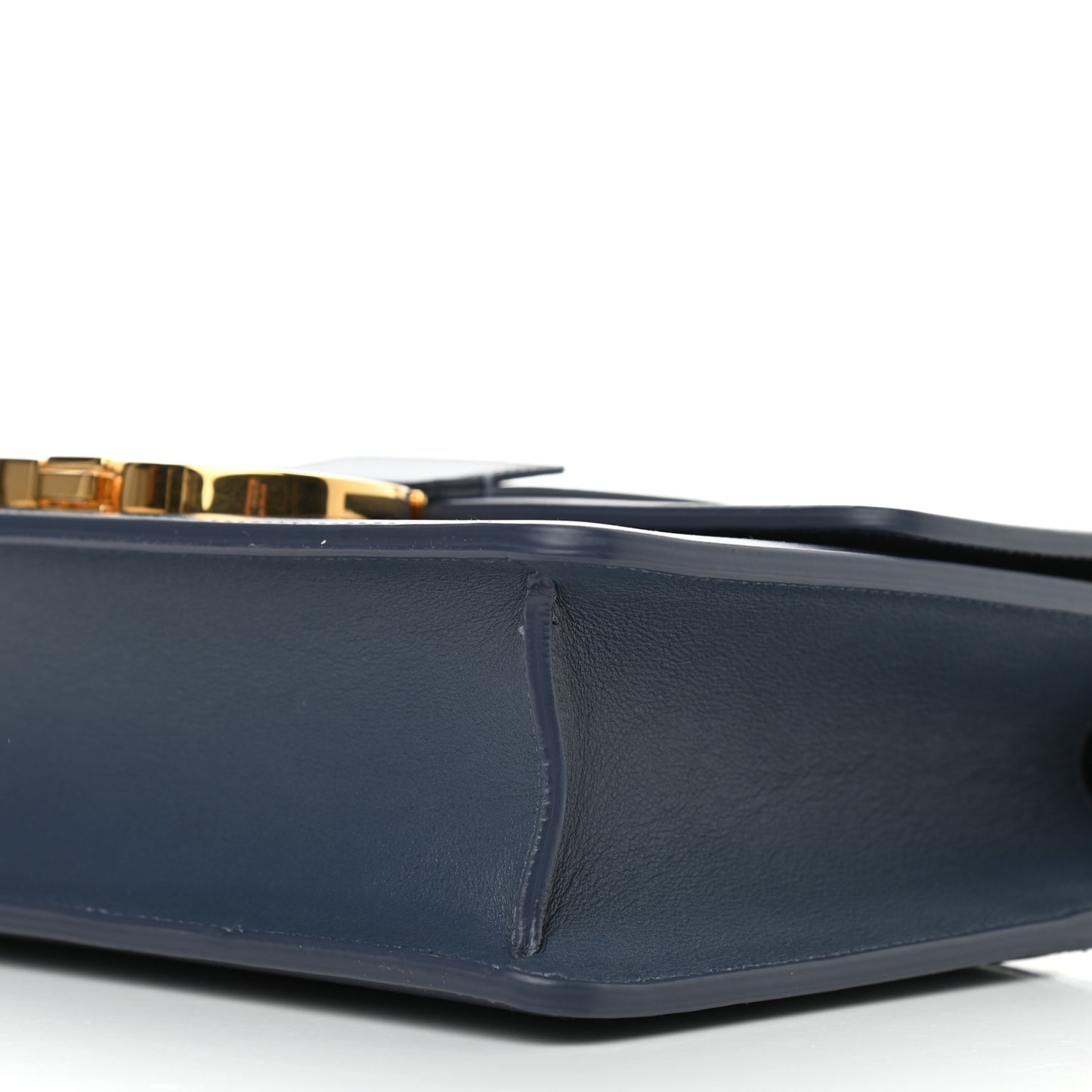 Smooth Calfskin 30 Montaigne Flap Bag Blue