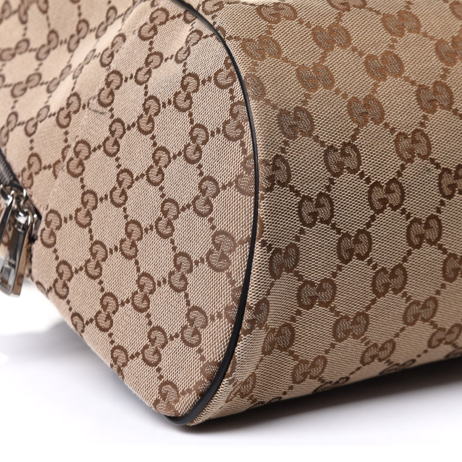 Gucci GG Monogram Travel Backpack Dark Brown 9 of 10