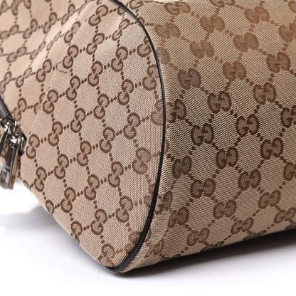 Gucci GG Monogram Travel Backpack Dark Brown 9 of 10