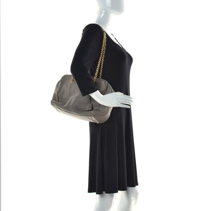 Prada Vitello Daino Chain Satchel Argilla 2 of 9
