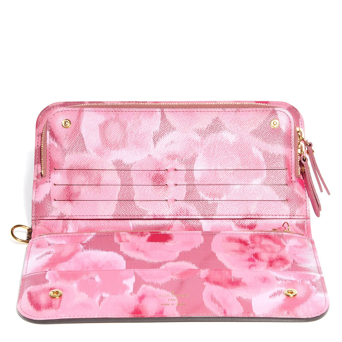 Monogram Articles de Voyage Ikat Insolite Wallet Rose Velours