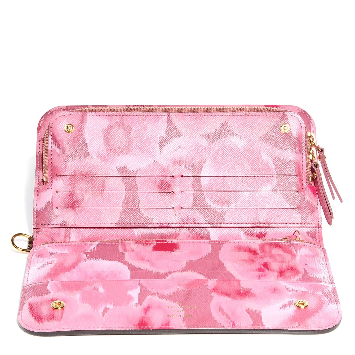Louis Vuitton Monogram Articles de Voyage Ikat Insolite Wallet Rose Velours 5 of 8