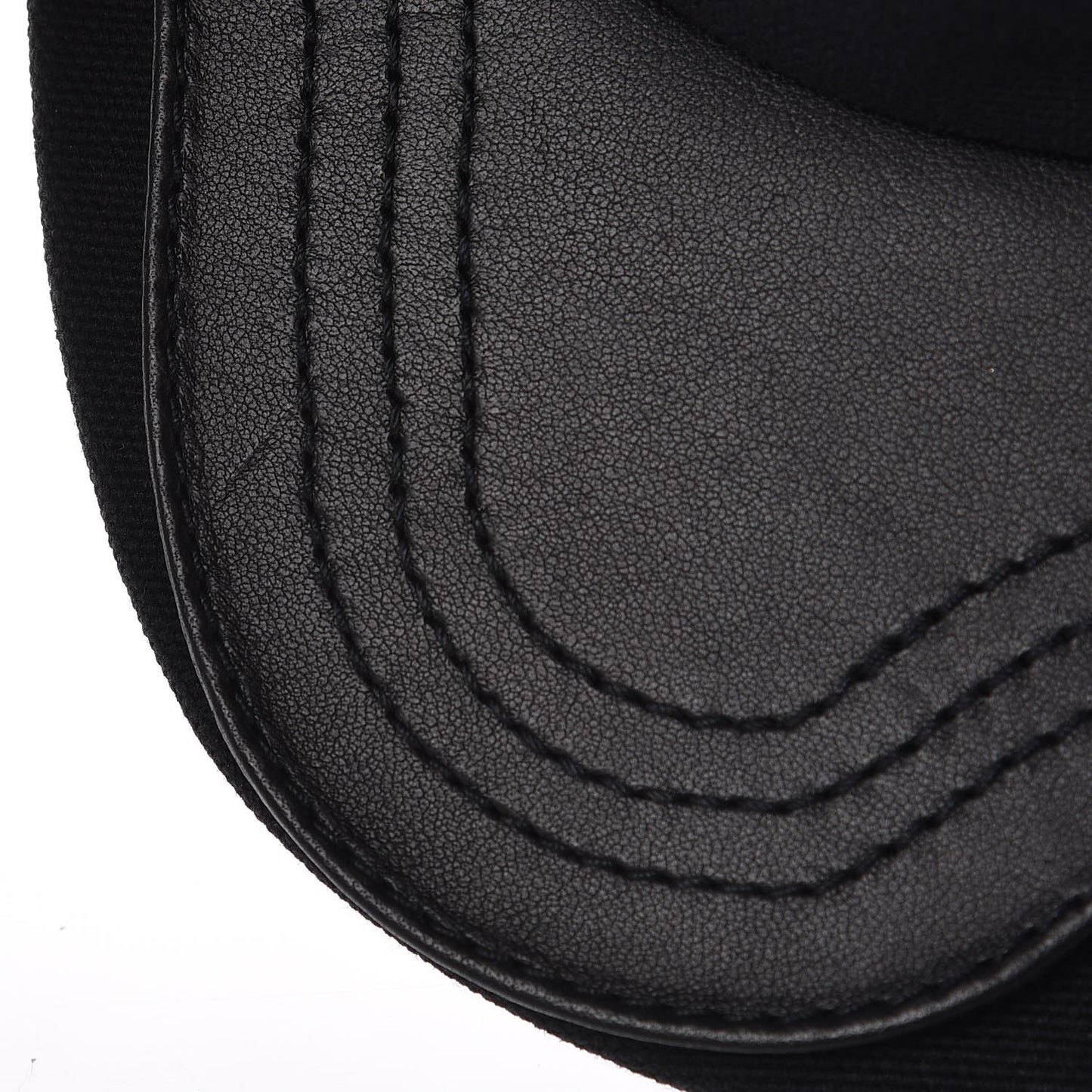 Cotton CD Buckle Baseball Cap Black