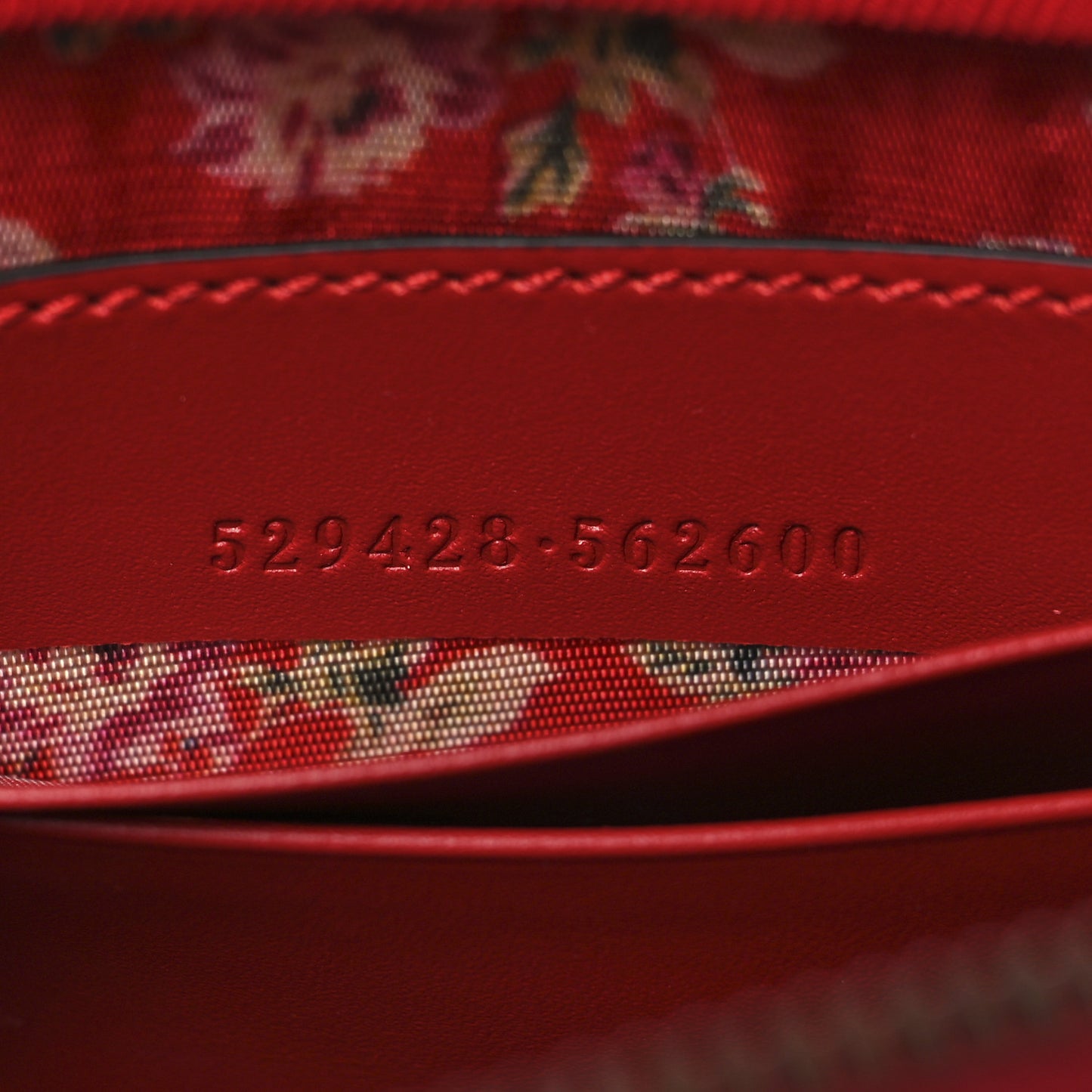 Patent Rubber Game Patch Logo Belt Bag 95 38 Hibiscus Red