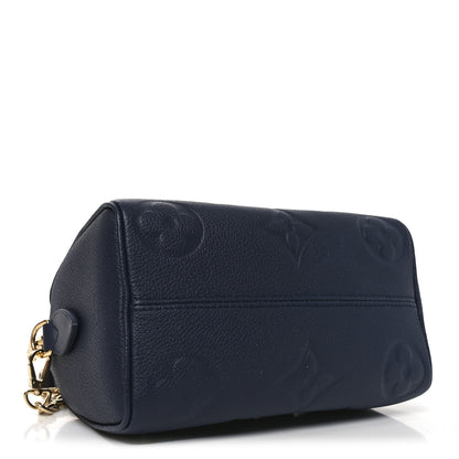Louis Vuitton Empreinte Monogram Giant Speedy Bandouliere 20 Navy 4 of 10