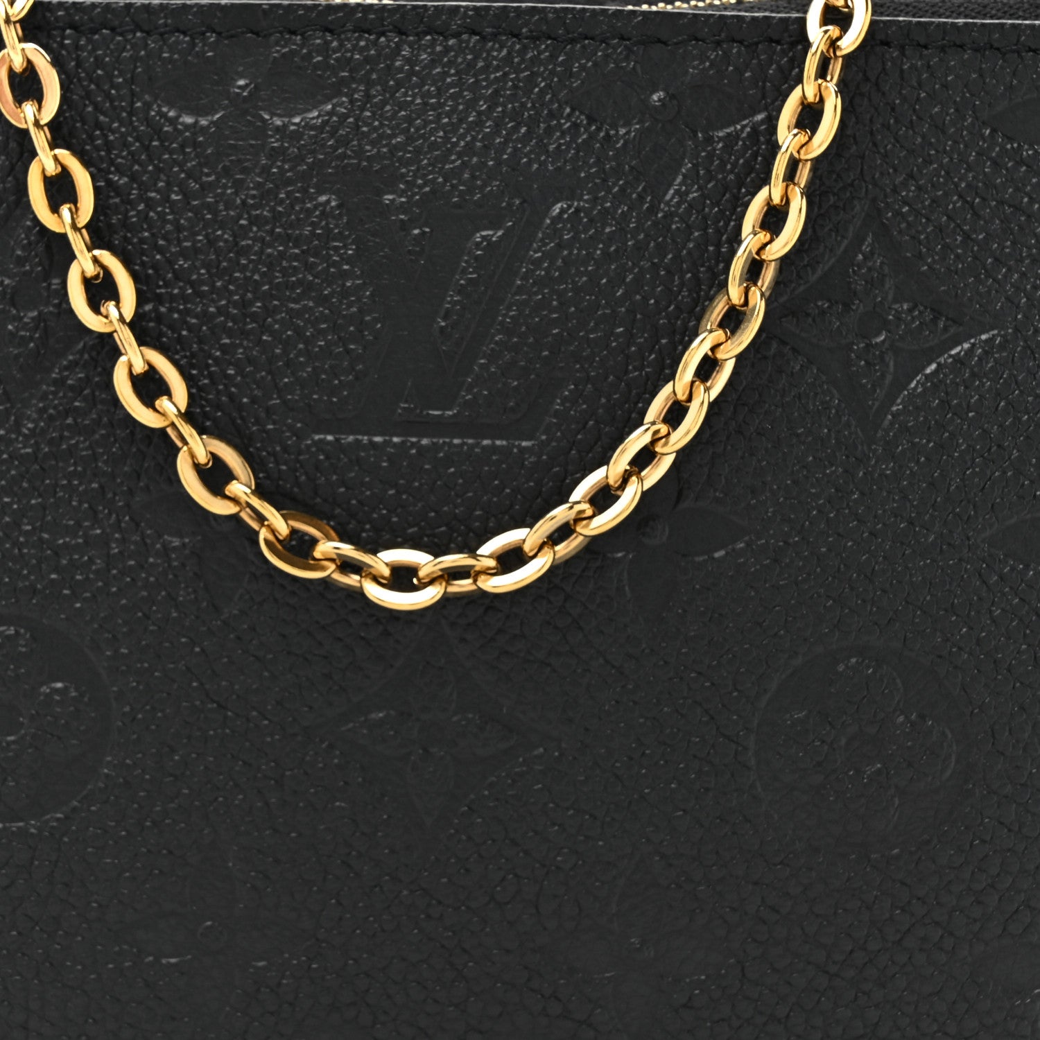 Louis Vuitton Empreinte Double Zip Pochette Black 9 of 11