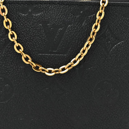 Louis Vuitton Empreinte Double Zip Pochette Black 9 of 11