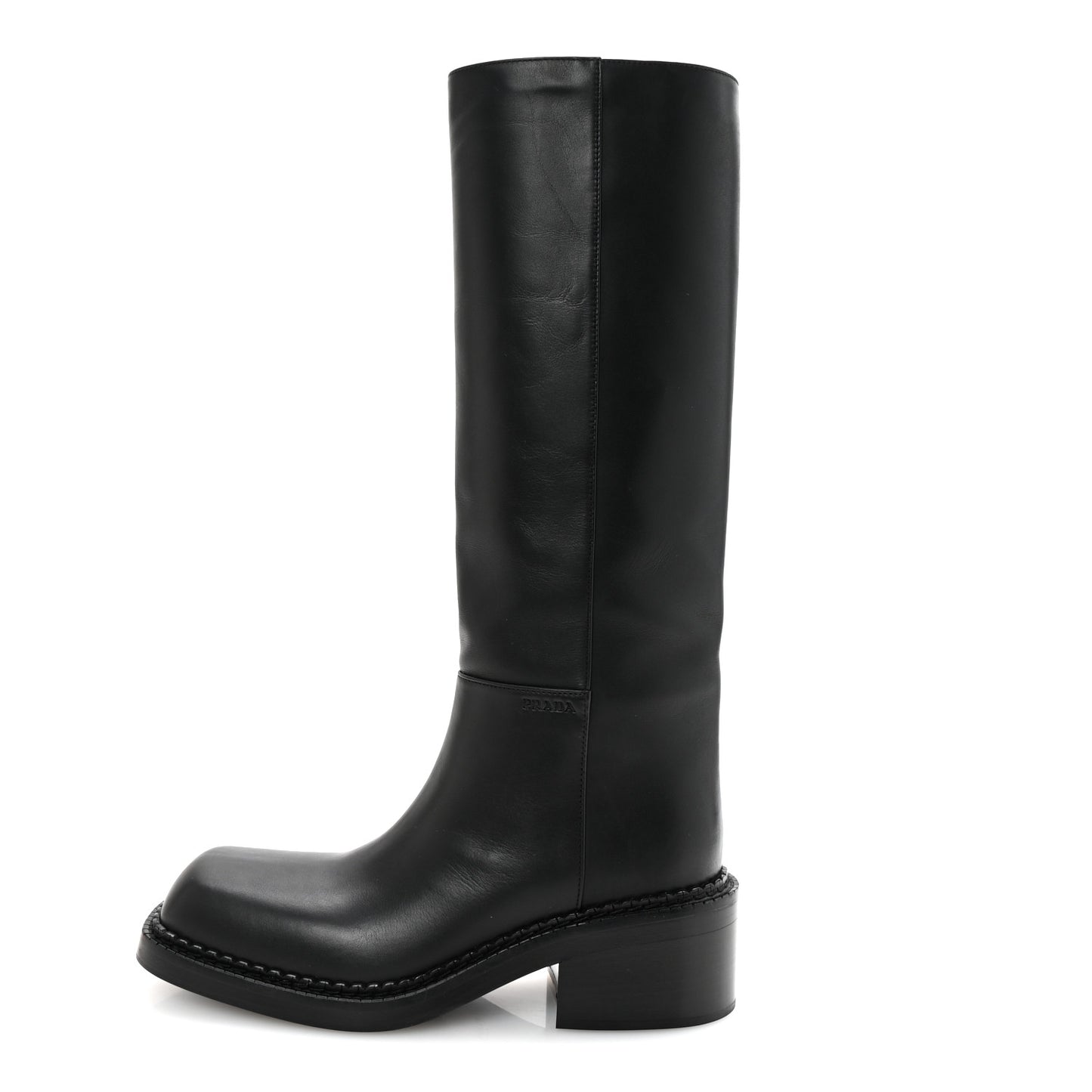 Vitello Lux From The Runway Tall Boots 38 Black