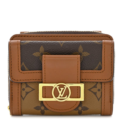 Louis Vuitton Reverse Monogram Mini Dauphine Chain Wallet 1 of 9