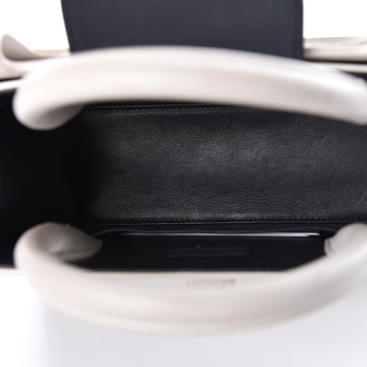 Christian Dior Grained Calfskin Mini Diorever Flap White 7 of 14