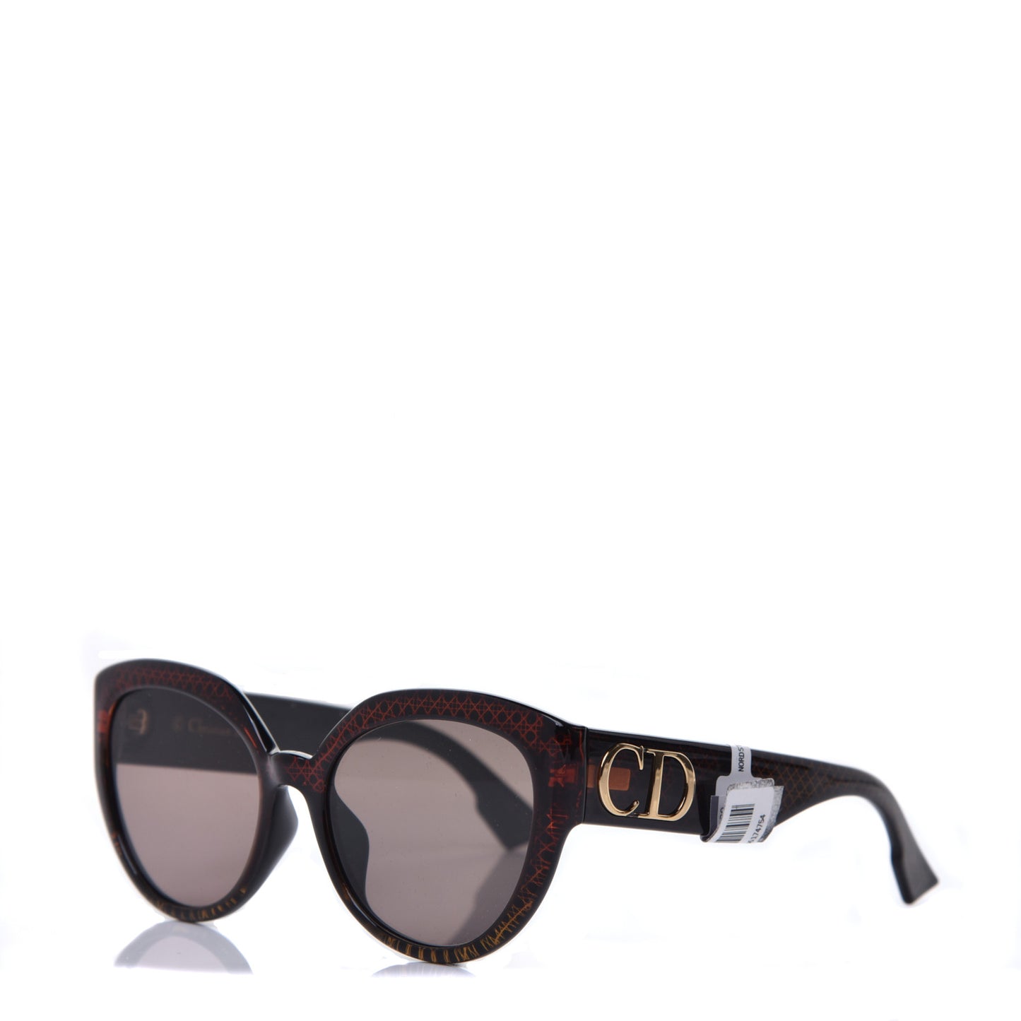 Acetate DDiorF Cat Eye Sunglasses Brown