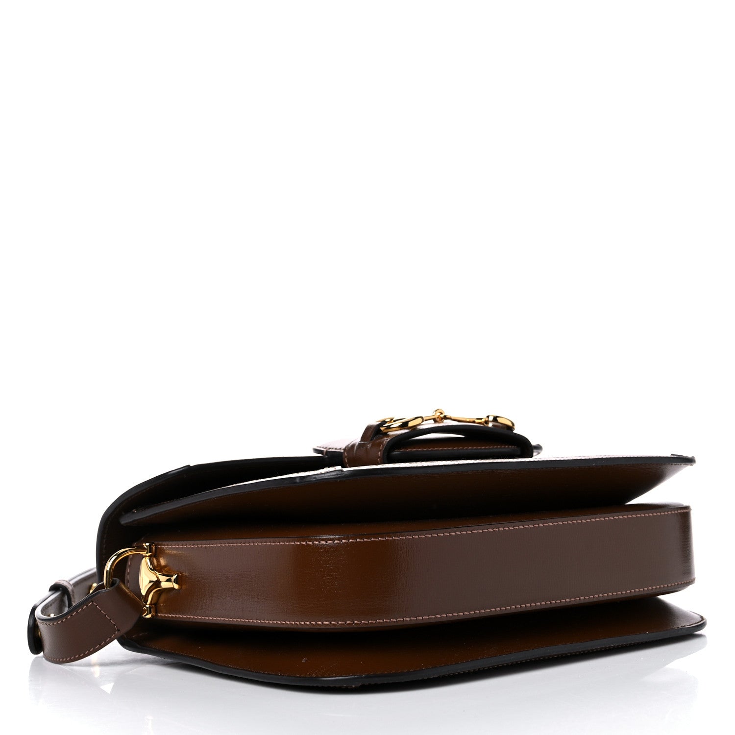 Gucci GG Supreme Monogram Horsebit 1955 Shoulder Bag Beige Brown Sugar 4 of 12
