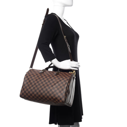 Louis Vuitton Damier Ebene Speedy Bandouliere 35 2 of 12
