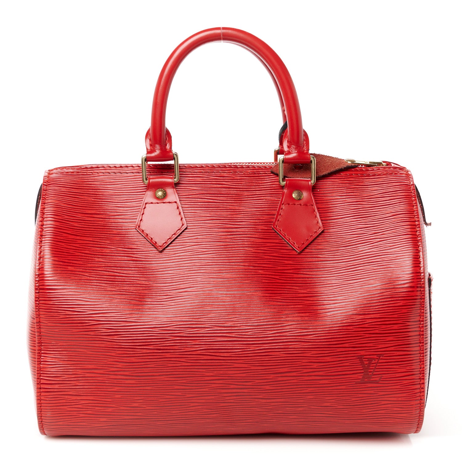 Louis Vuitton Epi Speedy 25 Castillan Red 1 of 12