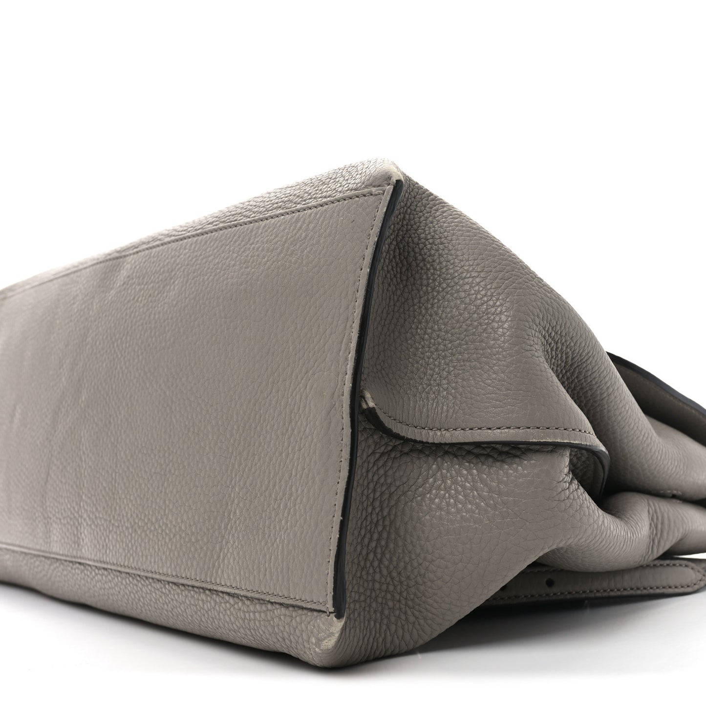 Cellarius Calfskin Large Bamboo Daily Top Handle Bag Storm Grey